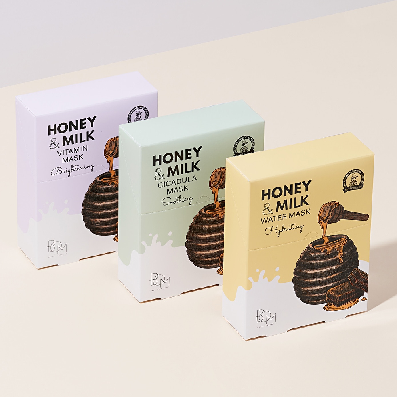 Honey & Mik Brightening Vitamin Mask 25g x 10s image