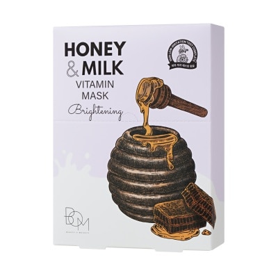 BOM - Honey & Mik Brightening Vitamin Mask 25g x 10s image