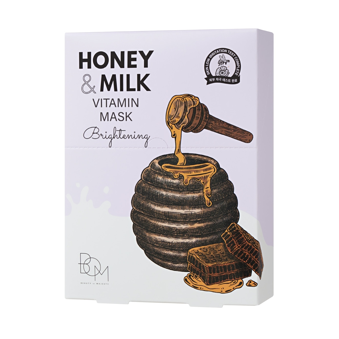 Honey & Mik Brightening Vitamin Mask 25g x 10s image