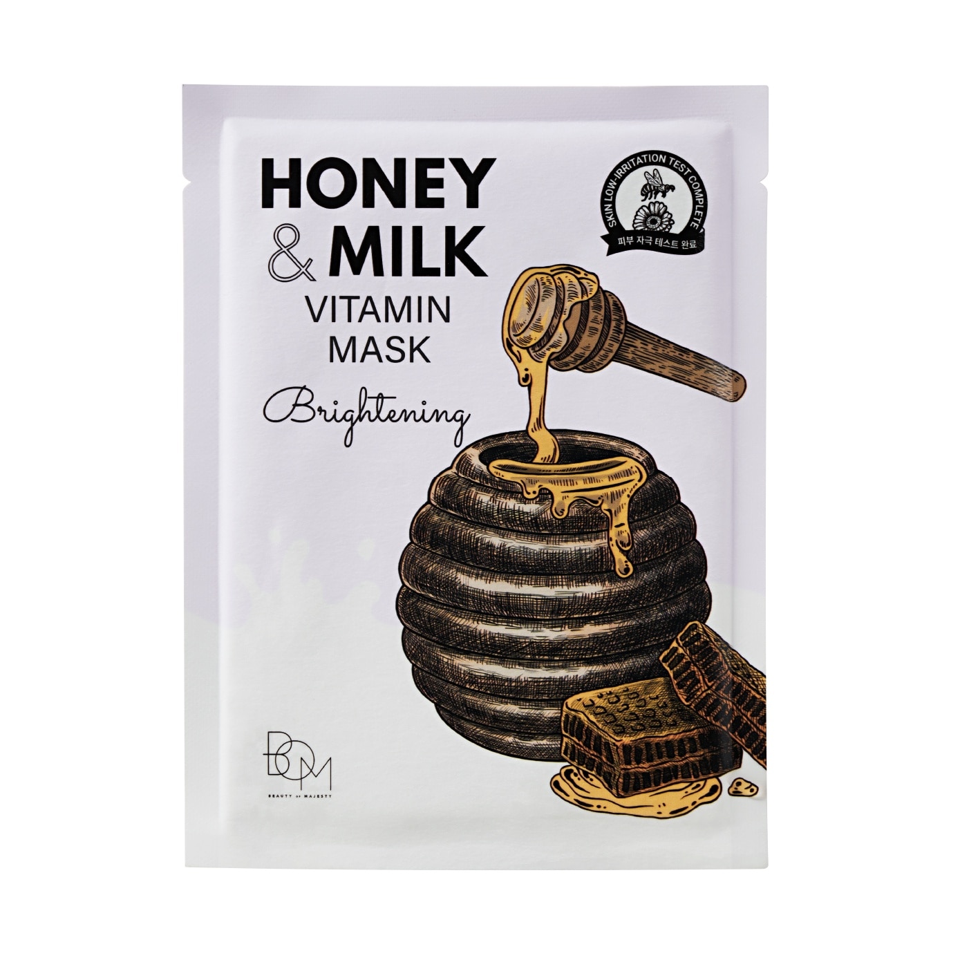 Honey & Mik Brightening Vitamin Mask 25g x 10s image