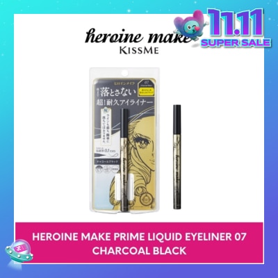 HEROINE MAKE Prime Liquid Eyeliner Rich Keep 07 Charcoal Black 1s