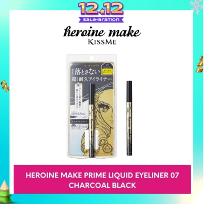 HEROINE MAKE Prime Liquid Eyeliner Rich Keep 07 Charcoal Black 1s