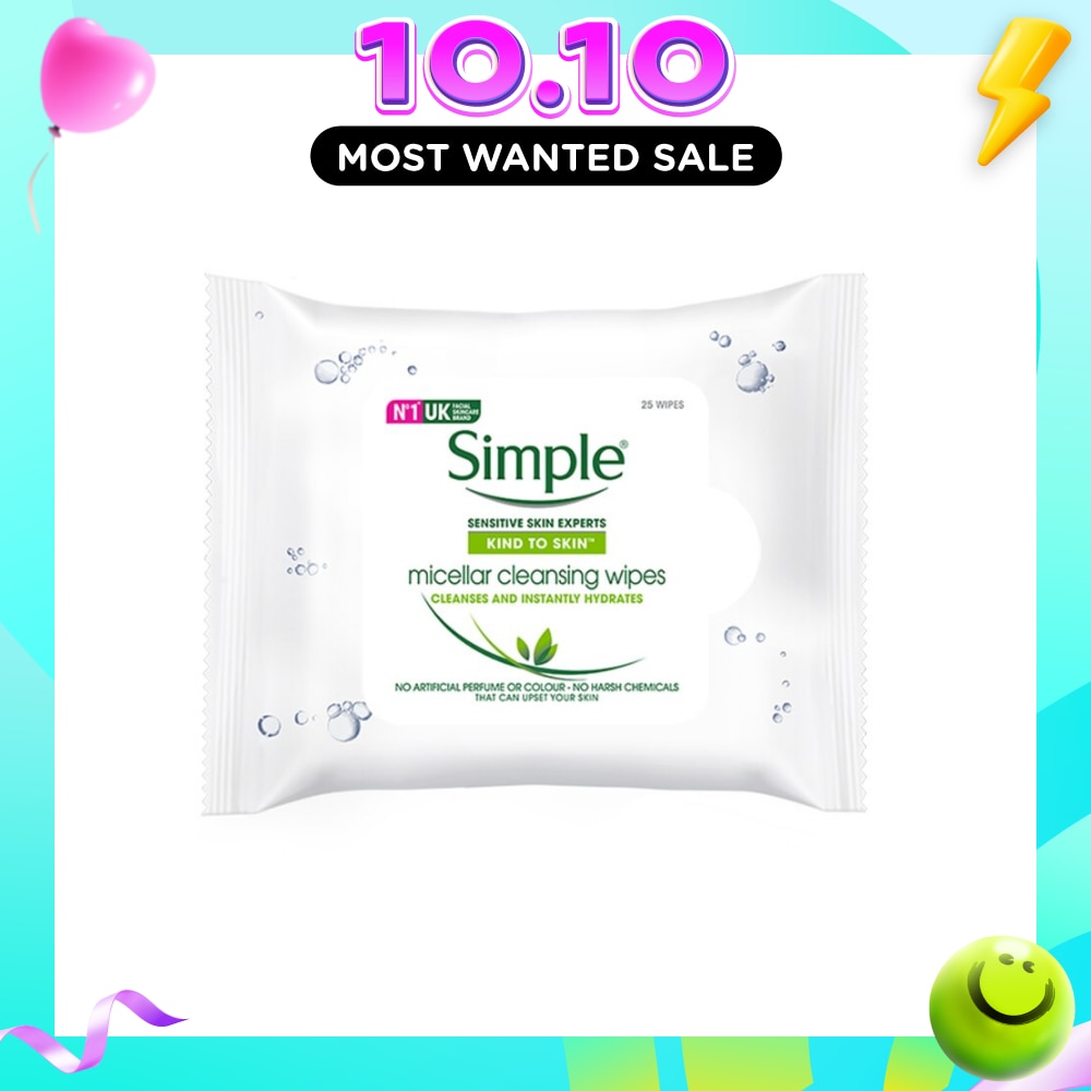 Micellar Cleansing Wipes 25s image