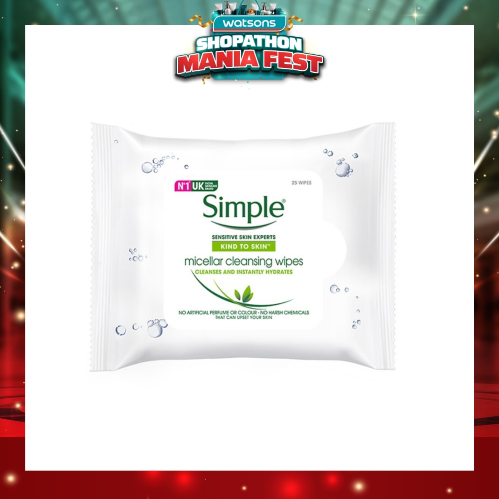 Micellar Cleansing Wipes 25s
