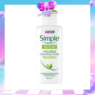 SIMPLE - Micellar Cleansing Water 200ml (Expiry: Jan`2027)