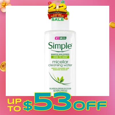 SIMPLE Micellar Cleansing Water 200ml