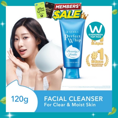 SENKA Perfect Whip Beauty Foam Facial Cleanser 120g image