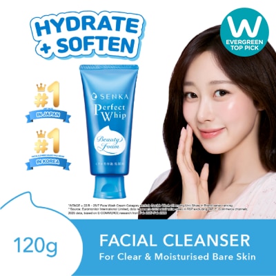 SENKA Perfect Whip Beauty Foam Facial Cleanser 120g image