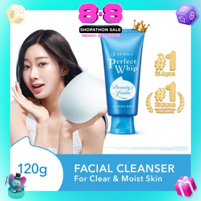 SENKA - Perfect Whip Beauty Foam Facial Cleanser 120g