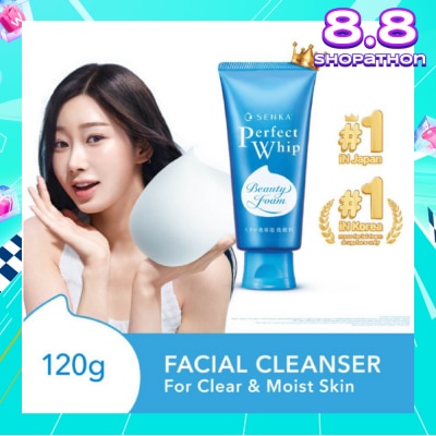 SENKA Perfect Whip Beauty Foam Facial Cleanser 120g