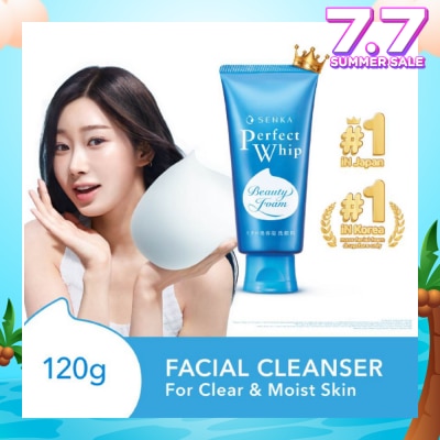 SENKA Perfect Whip Beauty Foam Facial Cleanser 120g
