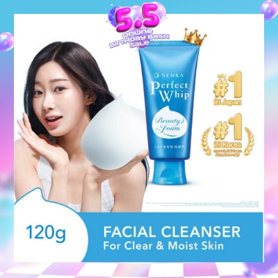 SENKA - Perfect Whip Beauty Foam Facial Cleanser 120g