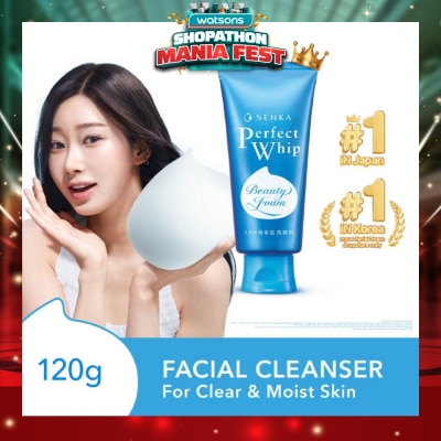 SENKA - Perfect Whip Beauty Foam Facial Cleanser 120g