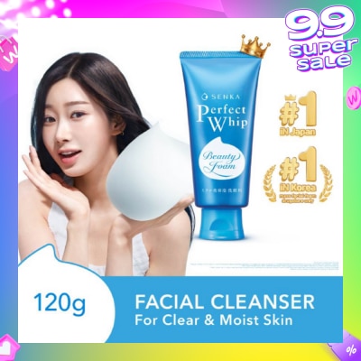 SENKA Perfect Whip Beauty Foam Facial Cleanser 120g