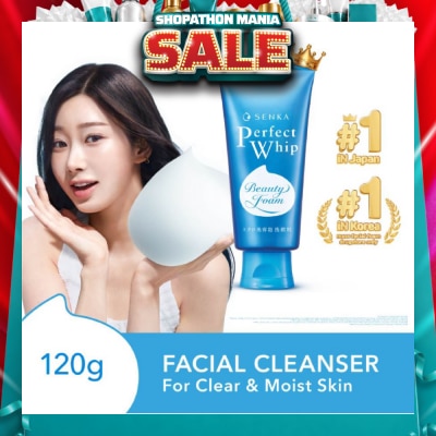 SENKA - Perfect Whip Beauty Foam Facial Cleanser 120g