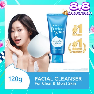 SENKA Perfect Whip Beauty Foam Facial Cleanser 120g