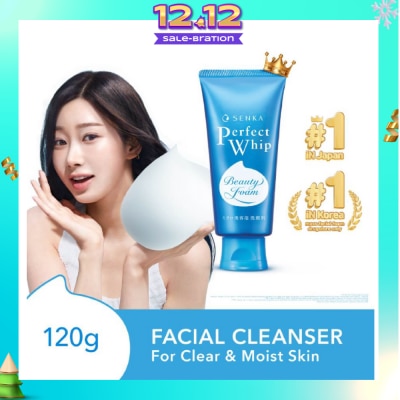 SENKA Perfect Whip Beauty Foam Facial Cleanser 120g