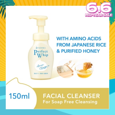 SENKA Perfect Whip Amino Charge in Beauty Foam Cleanser (For Dry & Sensitive Skin) 150ml