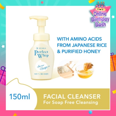 SENKA Perfect Whip Amino Charge in Beauty Foam Cleanser (For Dry & Sensitive Skin) 150ml