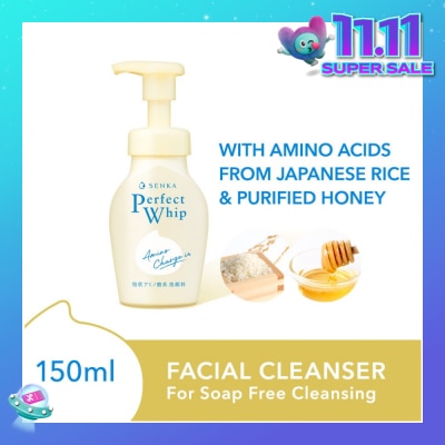 SENKA Perfect Whip Amino Charge in Beauty Foam Cleanser (For Dry & Sensitive Skin) 150ml