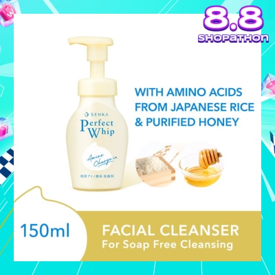 SENKA Perfect Whip Amino Charge in Beauty Foam Cleanser (For Dry & Sensitive Skin) 150ml