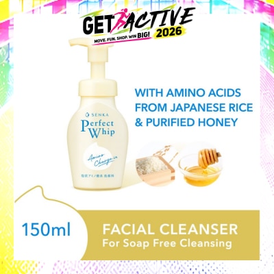 SENKA - Perfect Whip Amino Charge in Beauty Foam Cleanser (For Dry & Sensitive Skin) 150ml image