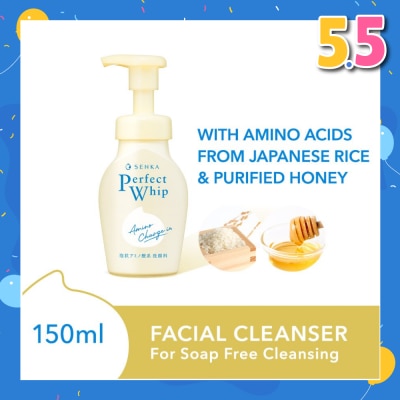 SENKA Perfect Whip Amino Charge in Beauty Foam Cleanser (For Dry & Sensitive Skin) 150ml