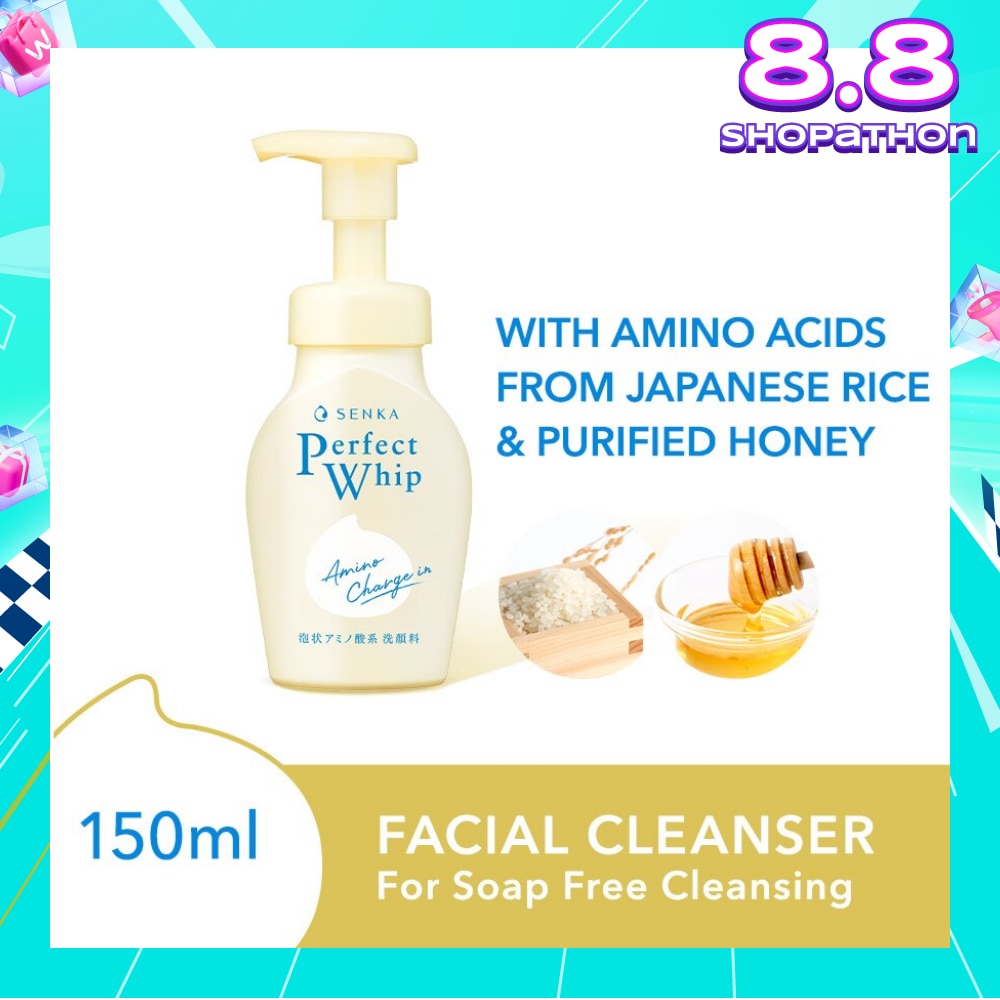 Perfect Whip Amino Charge in Beauty Foam Cleanser (For Dry & Sensitive Skin) 150ml