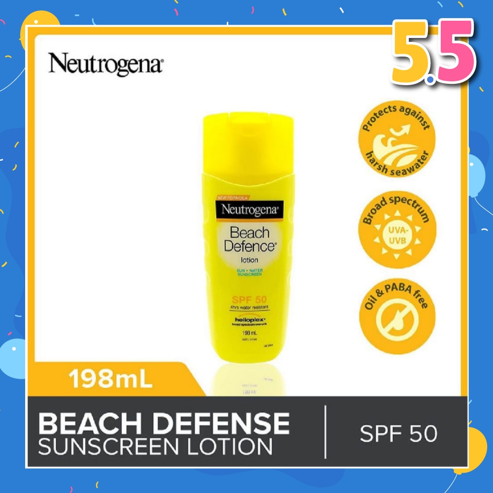 Beach Defense Sunscreen Lotion SPF50 198ml