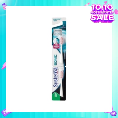SYSTEMA Sonic Toothbrush Compact Refill 2s (*Colours Given at Random)