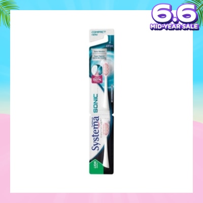 SYSTEMA Sonic Toothbrush Compact Refill 2s (*Colours Given at Random)