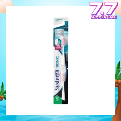 SYSTEMA Sonic Toothbrush Compact Refill 2s (*Colours Given at Random)