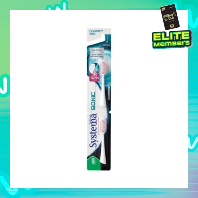 SYSTEMA Sonic Toothbrush Compact Refill 2s (*Colours Given at Random)