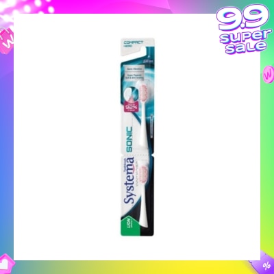 SYSTEMA Sonic Toothbrush Compact Refill 2s (*Colours Given at Random)