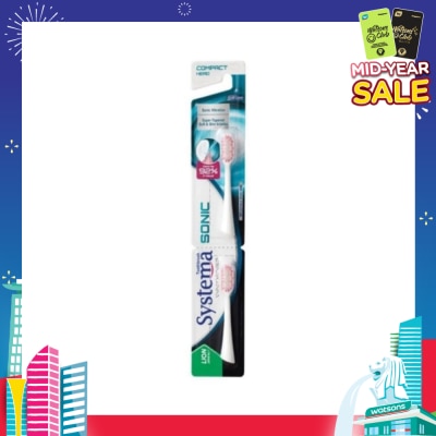 SYSTEMA Sonic Toothbrush Compact Refill 2s (*Colours Given at Random)