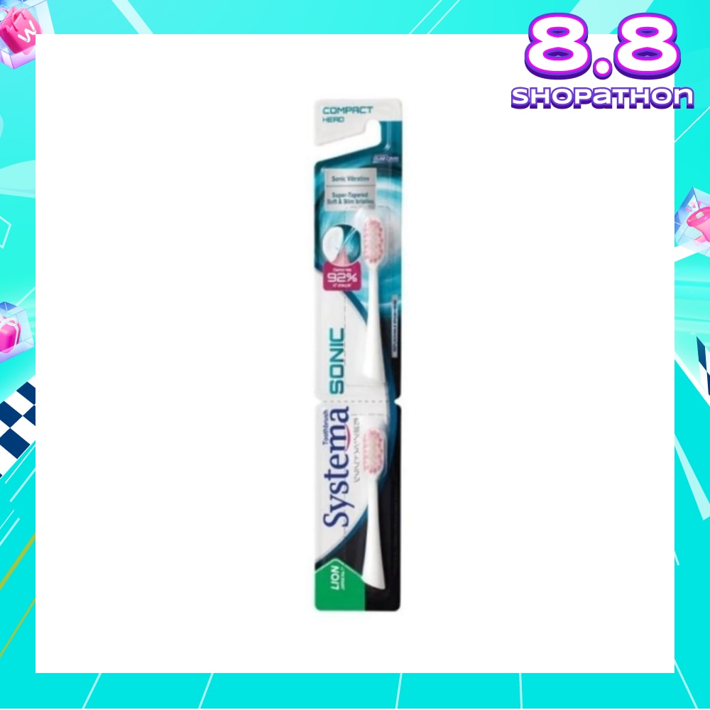 Sonic Toothbrush Compact Refill 2s (*Colours Given at Random)