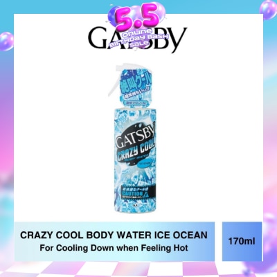GATSBY - Crazy Cool Body Water Ice Ocean (For Cooling Down) 170ml