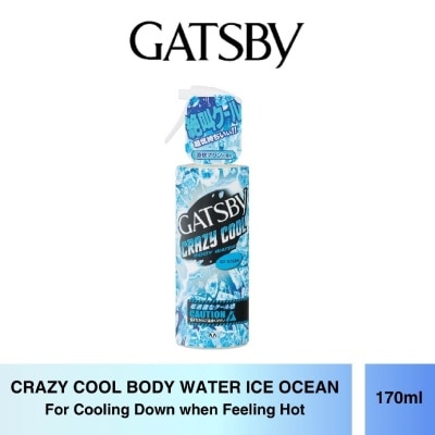 GATSBY Crazy Cool Body Water Ice Ocean (For Cooling Down) 170ml
