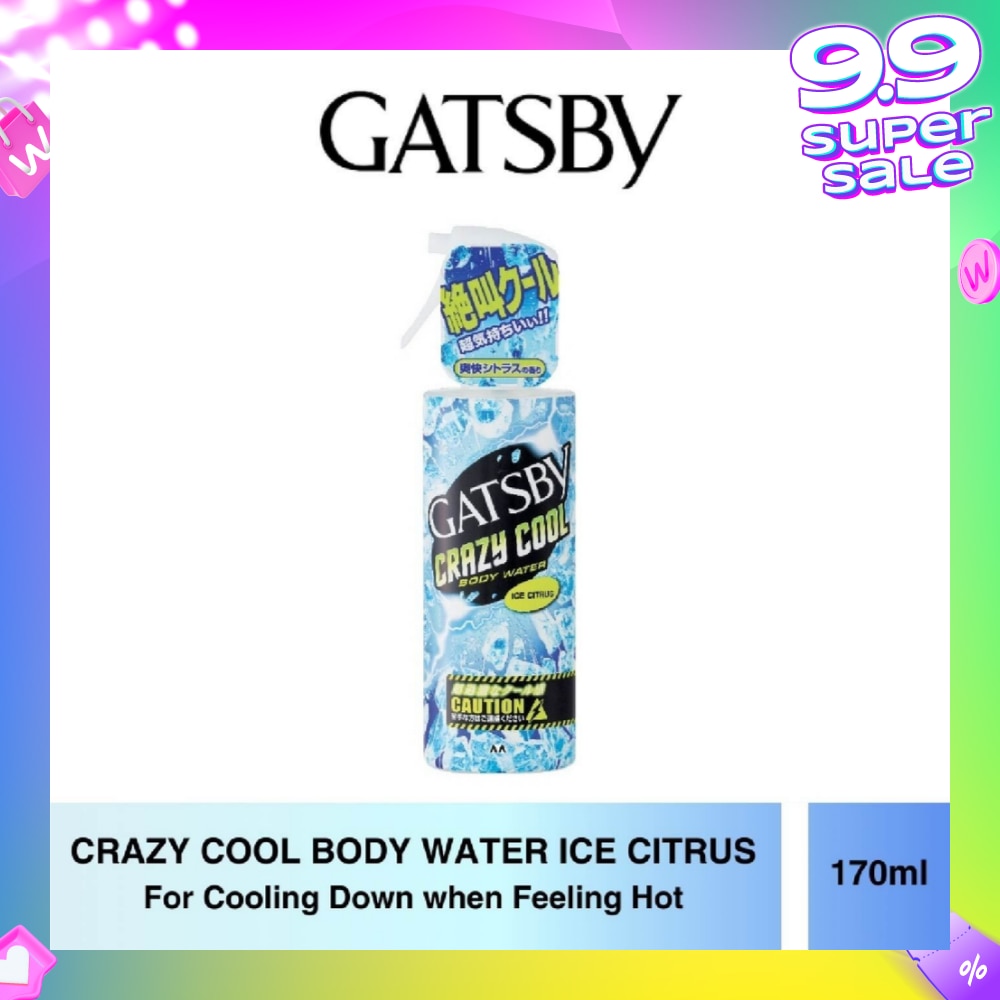 Crazy Cool Body Water Ice Citrus (For Cooling Down) 170ml