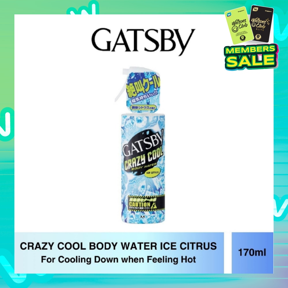 Crazy Cool Body Water Ice Citrus (For Cooling Down) 170ml