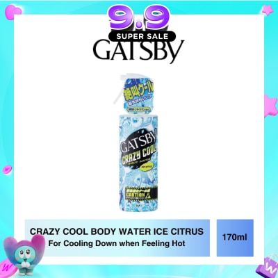 GATSBY - Crazy Cool Body Water Ice Citrus (For Cooling Down) 170ml image