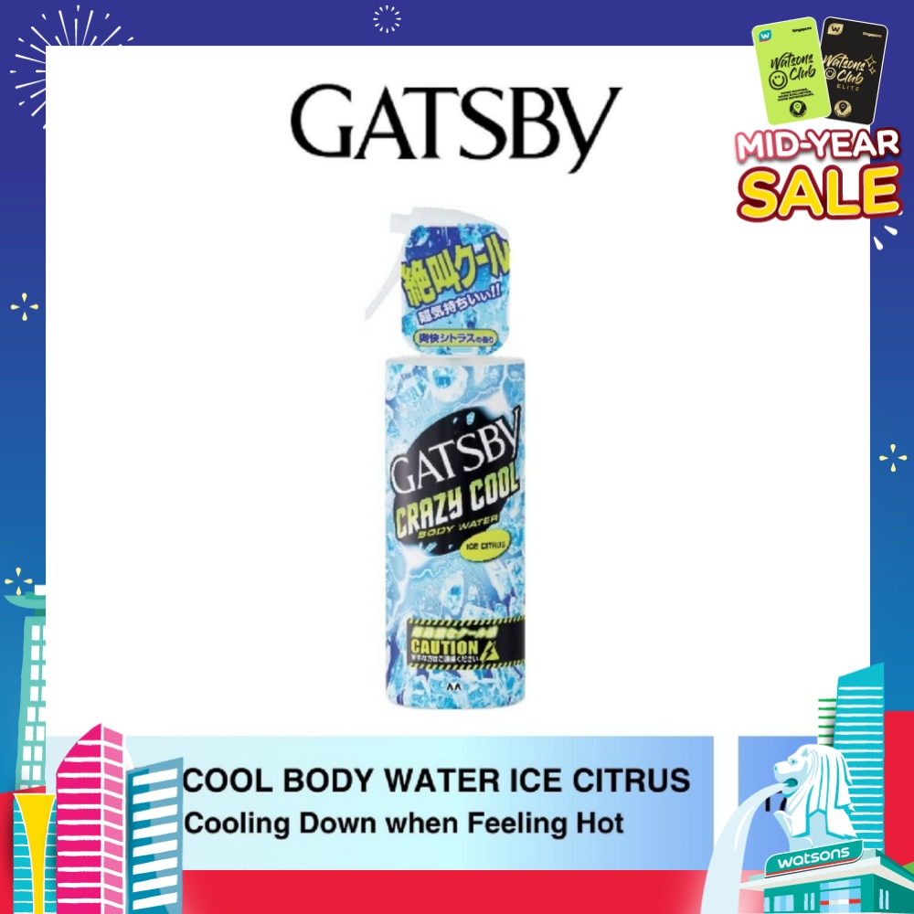 Crazy Cool Body Water Ice Citrus (For Cooling Down) 170ml