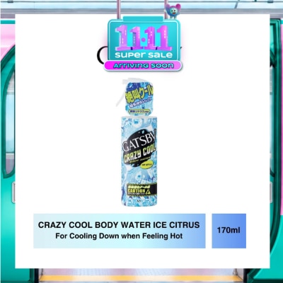 GATSBY Crazy Cool Body Water Ice Citrus (For Cooling Down) 170ml image