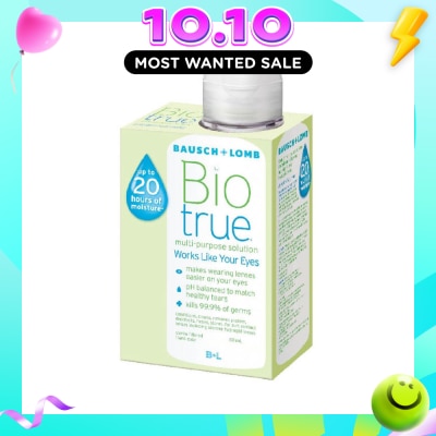 BAUSCH + LOMB Bio True Multi Purpose Contact Lens Solution (Lens Case Included) 60ml image