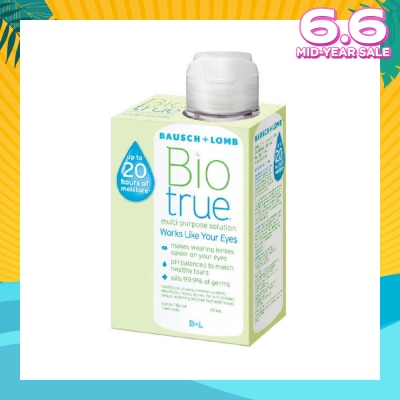 BAUSCH + LOMB Bio-True Multi-Purpose Contact Lens Solution (Lens Case Included) 60ml