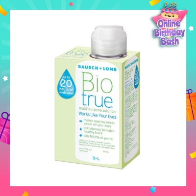 BAUSCH + LOMB Bio-True Multi-Purpose Contact Lens Solution (Lens Case Included) 60ml