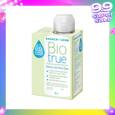BAUSCH + LOMB Bio-True Multi-Purpose Contact Lens Solution (Lens Case Included) 60ml