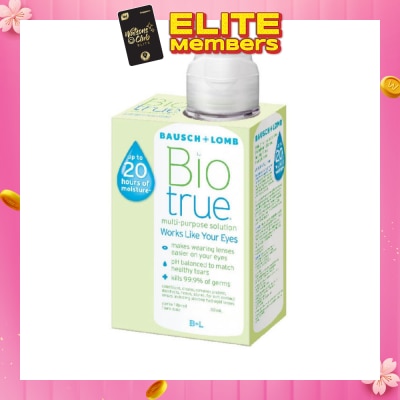 BAUSCH + LOMB Bio-True Multi-Purpose Contact Lens Solution (Lens Case Included) 60ml