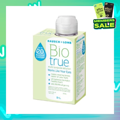 BAUSCH + LOMB Bio-True Multi-Purpose Contact Lens Solution (Lens Case Included) 60ml