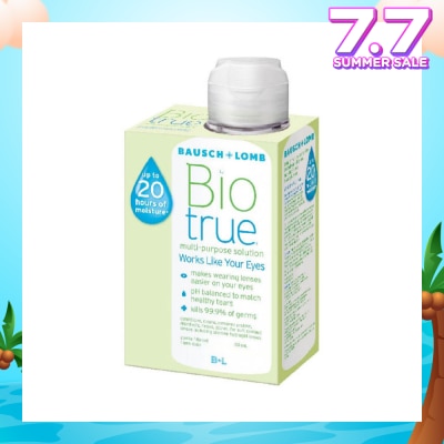 BAUSCH + LOMB Bio-True Multi-Purpose Contact Lens Solution (Lens Case Included) 60ml